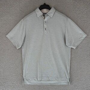 FootJoy Men's small short sleeve golf polo shirt Gray Stretch Pullover
